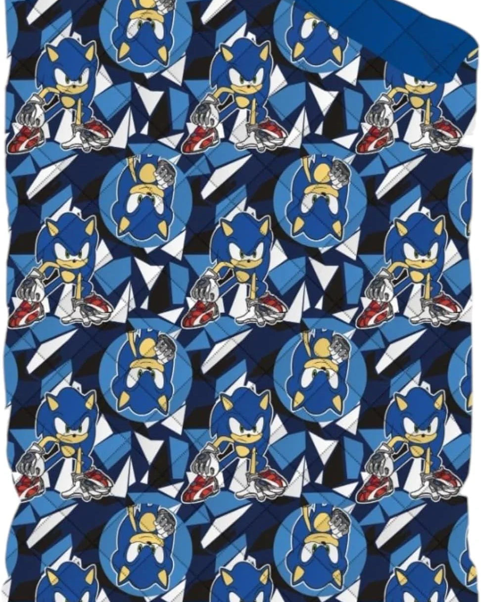 Trapunta coperta Disney Sonic letto singolo Disney
