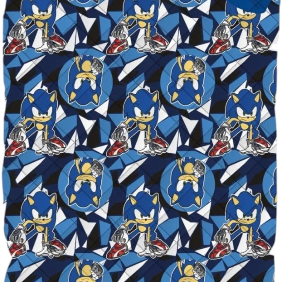 Trapunta coperta Disney Sonic letto singolo Disney