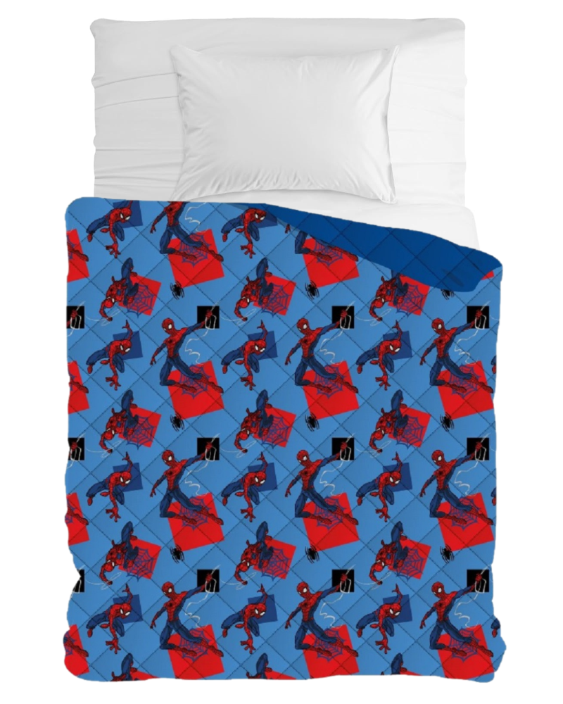Trapuntino coperta Copriletto trapuntato Disney Spiderman Disney