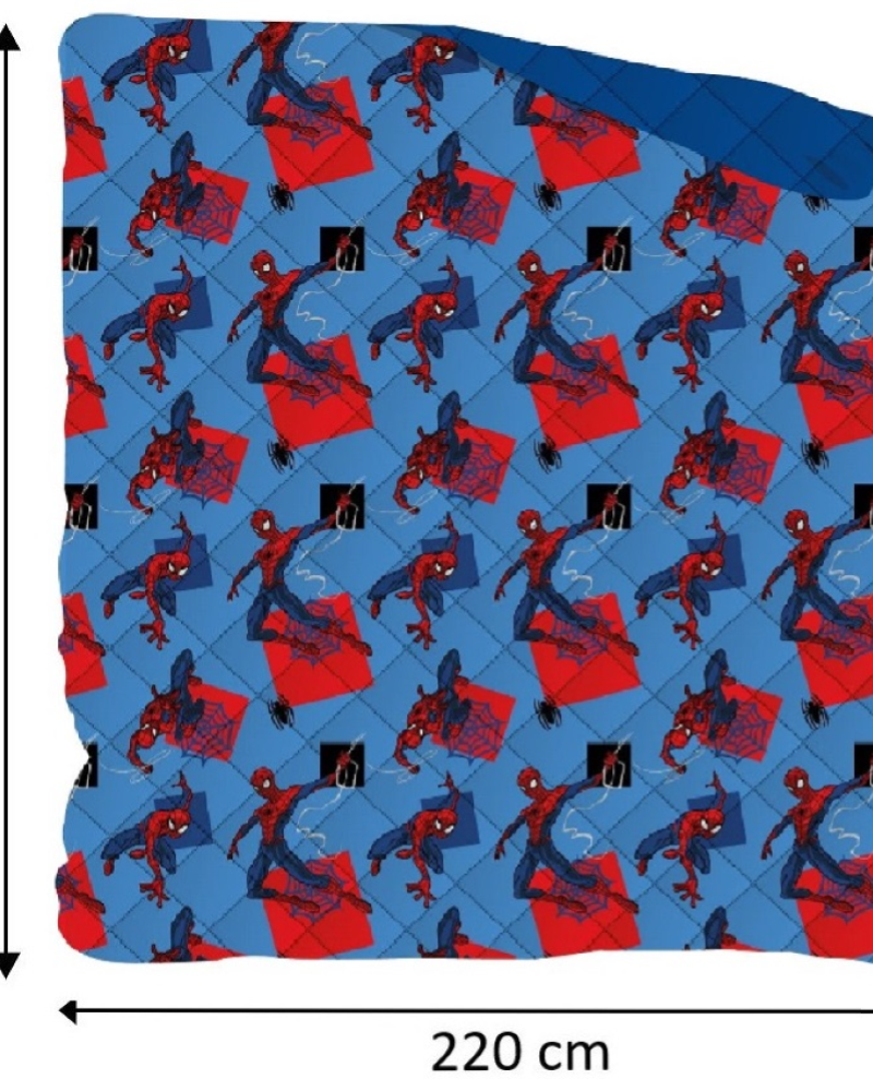 Trapuntino coperta Copriletto trapuntato Disney Spiderman Disney