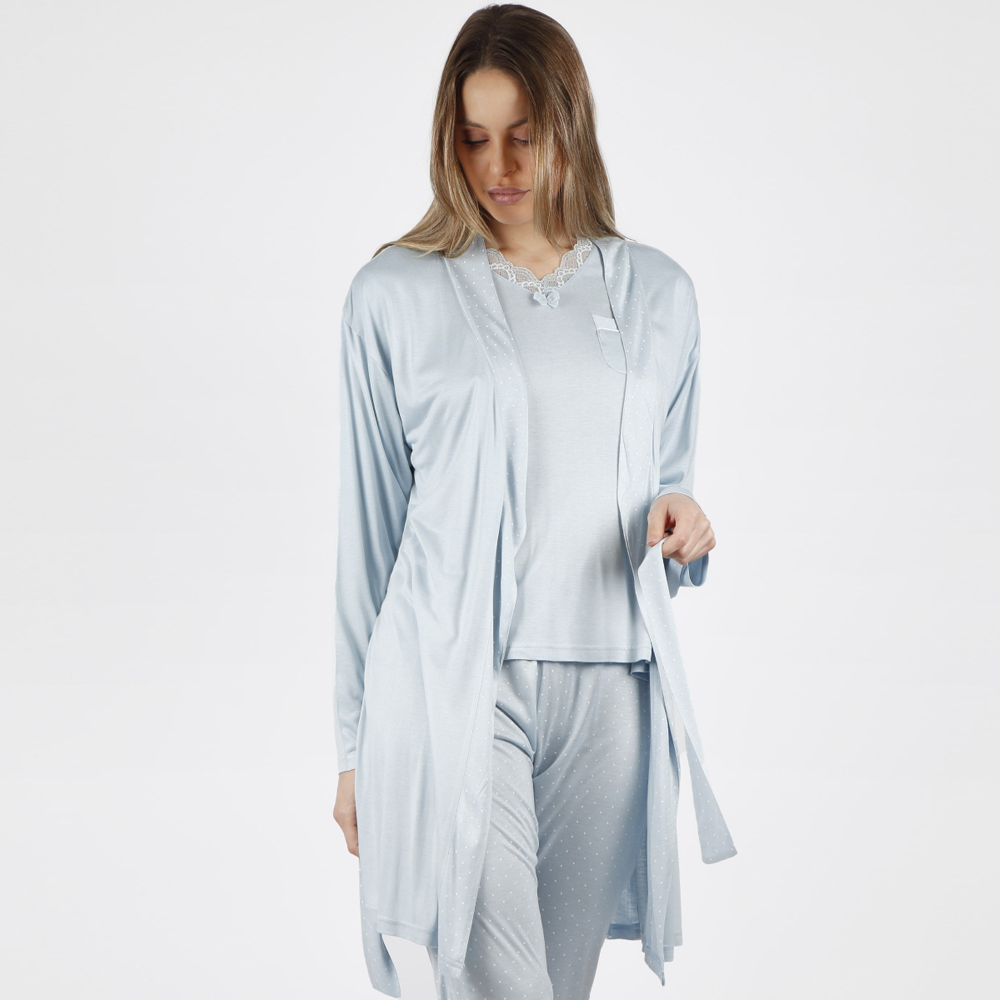 Admas Vestaglia Donna in viscosa leggera 57480 Admas