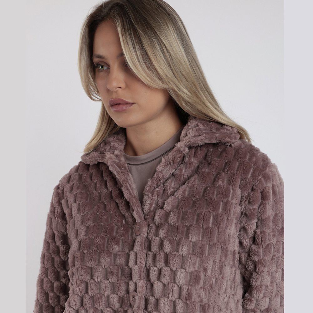 Vestaglia Donna invernale in Coral admas 67155 moka Admas