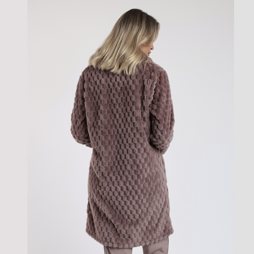 Vestaglia Donna invernale in Coral admas 67155 moka Admas