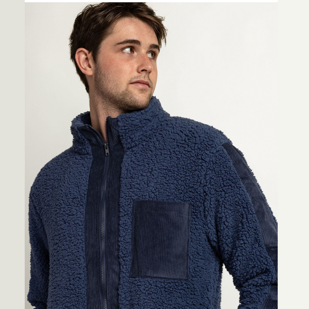 Vestaglia Uomo invernale ADMAS Ski Club 67428 blu Admas