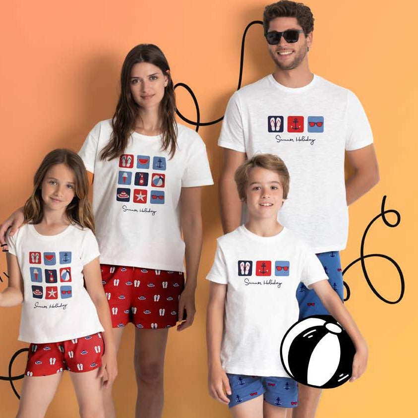 pigiama coordinato famiglia admas