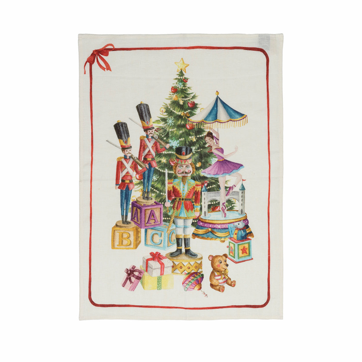 Tessitura Toscana Telerie canovaccio in Lino Schiaccianoci