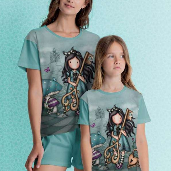 pigiama donna bambina gorjuss santoro dimaiolobiancheria.it