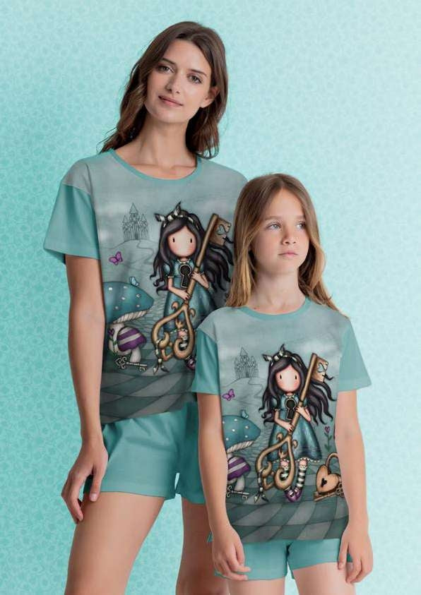 pigiama donna bambina gorjuss santoro dimaiolobiancheria.it