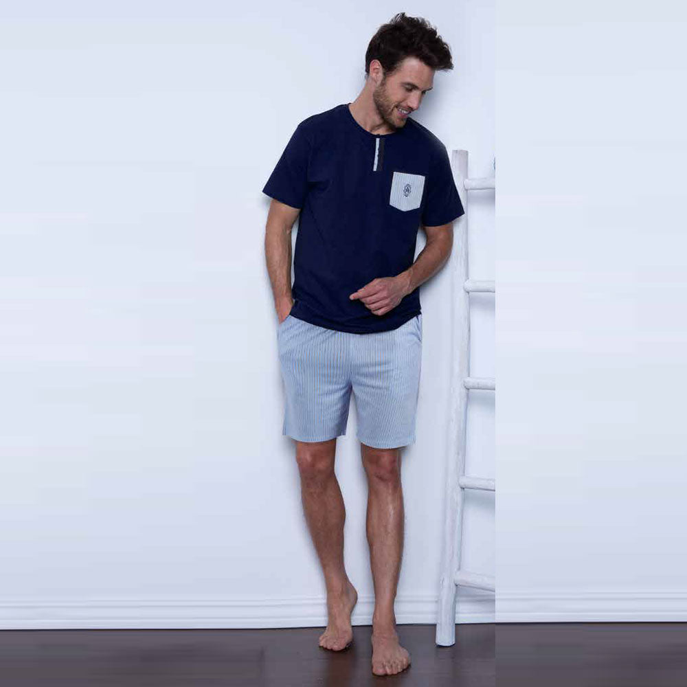 Pigiama Uomo Admas 55119 in cotone