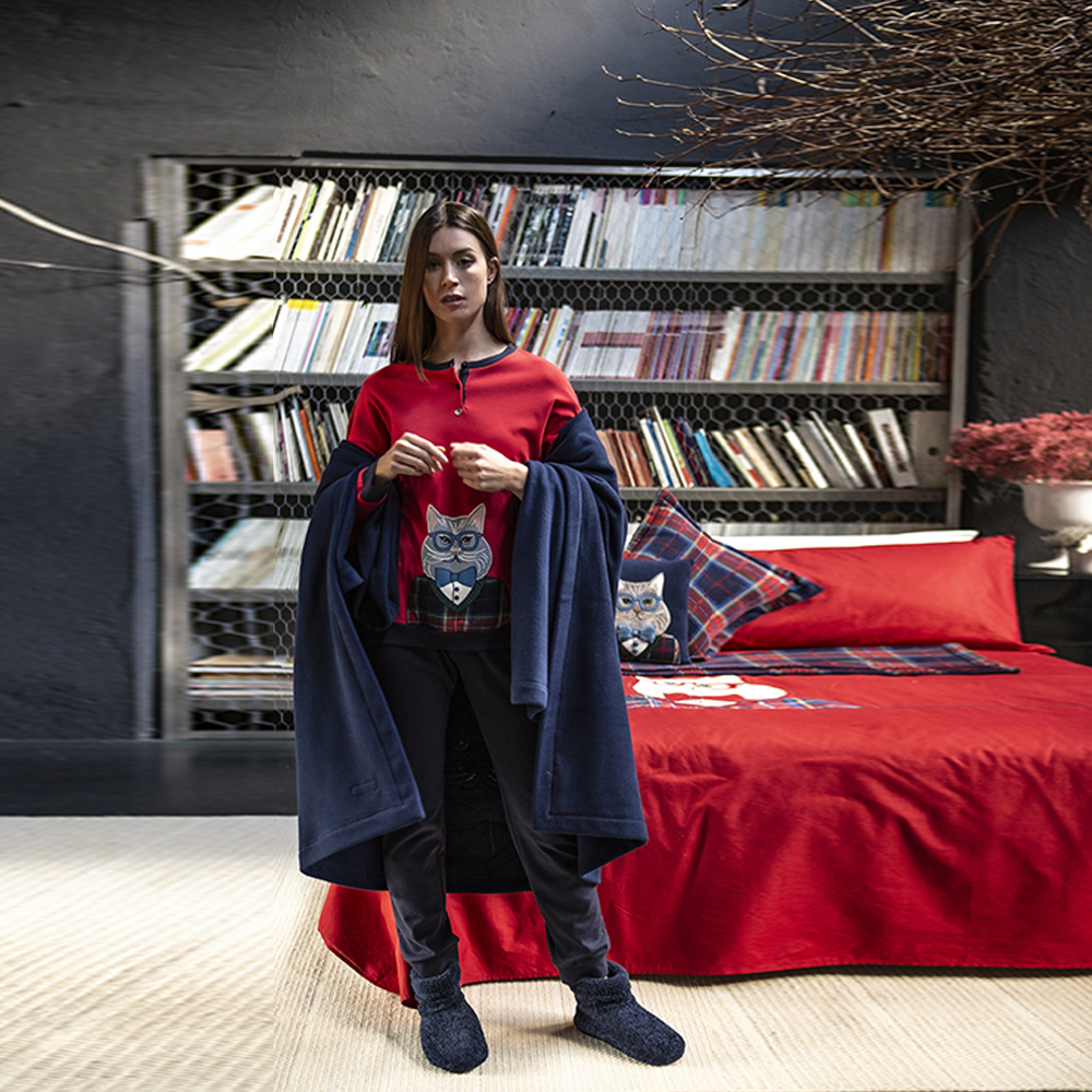 Maryplaid Pigiama Donna Caldo Cotone art 6M94799