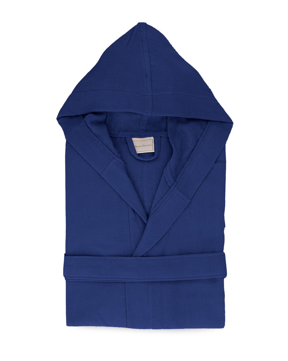 Accappatoio uomo donna in microspugna di Maestri Cotonieri con cappuccio unisex Maestri Cotonieri