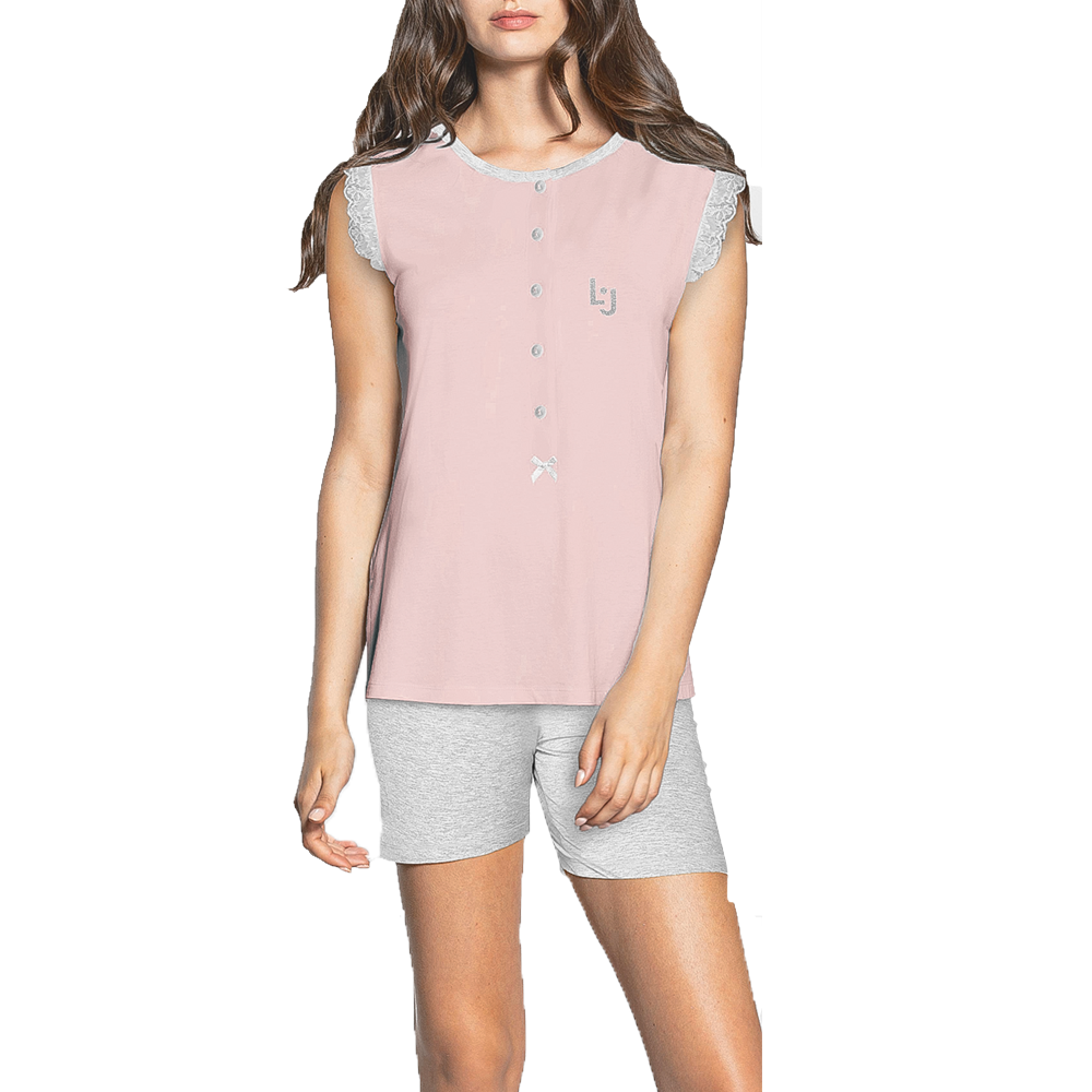 Pigiama Liu Jo Notte art DL0111 var rosa