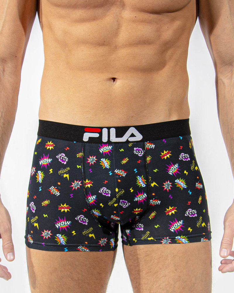 Fila Boxer uomo moda art FU5129 Nero Fila