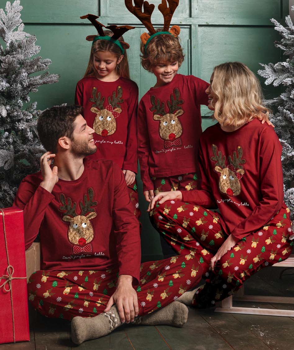 Pigiama Natalizio Family coordinato