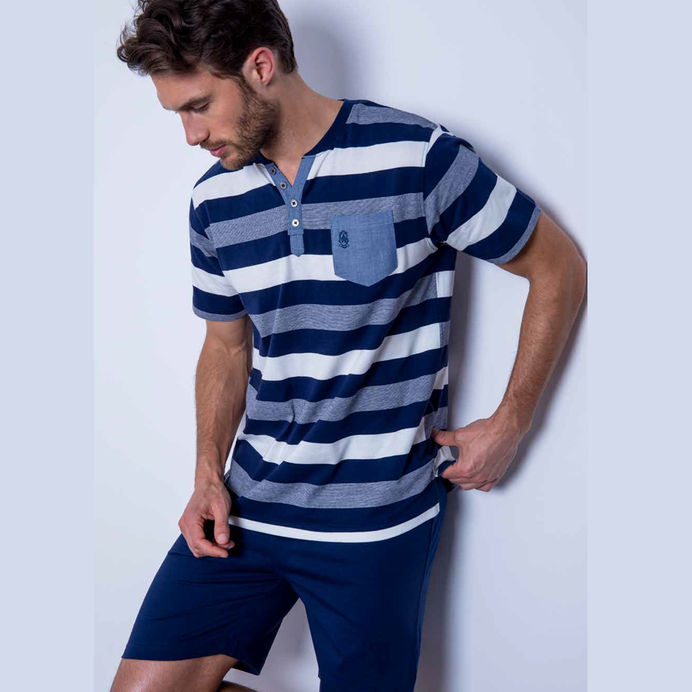 Pigiama Uomo Admas 54038 in cotone