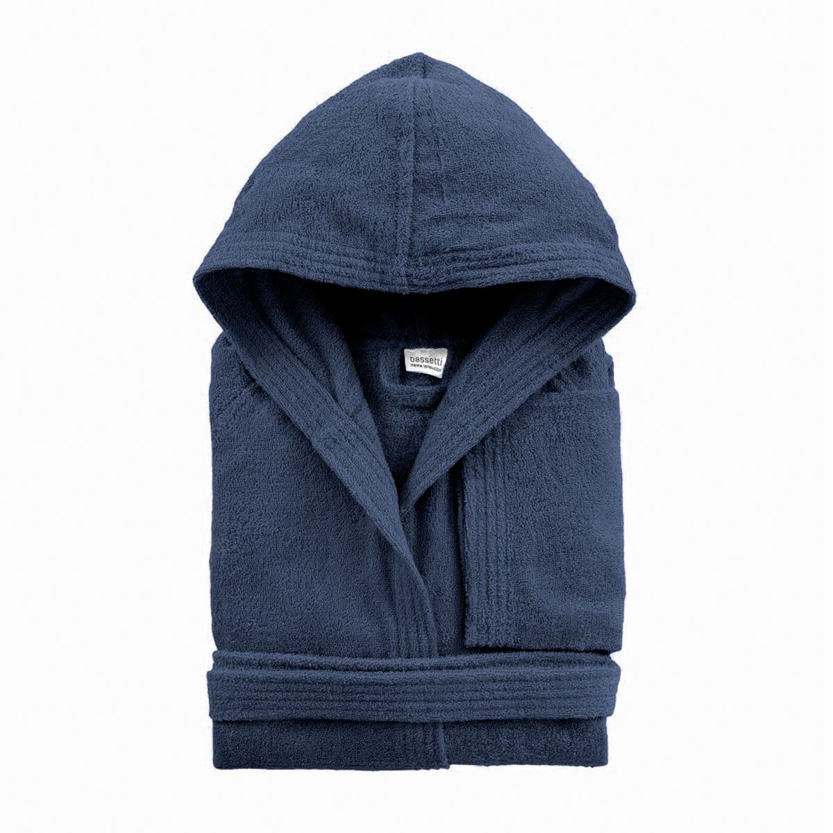 accappatoio tinta unita Bassetti , bluette rosa bianco beige tortora blu navy verde www.dimaiolobiancheria.it