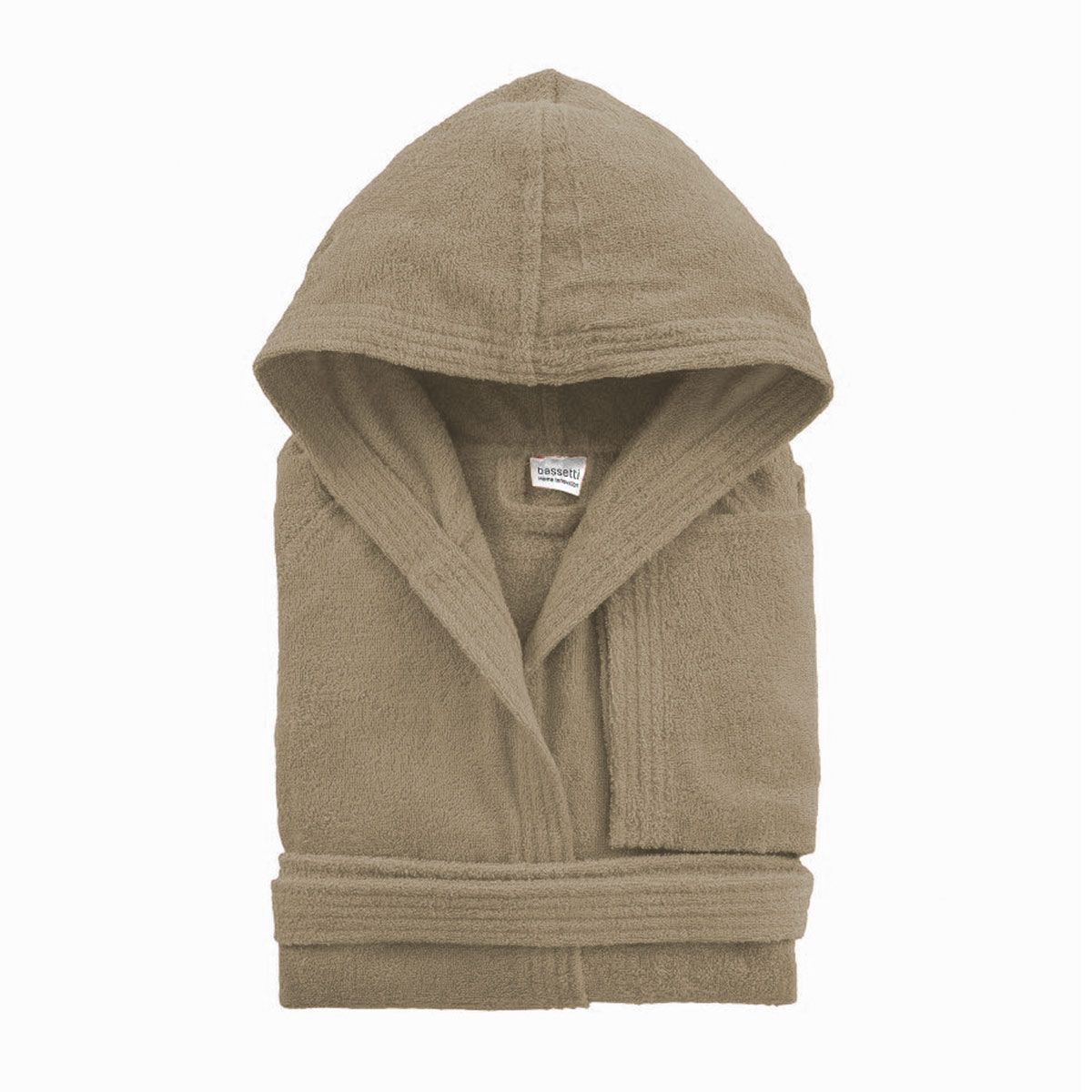 accappatoio tinta unita Bassetti , bluette rosa bianco beige tortora blu navy verde www.dimaiolobiancheria.it