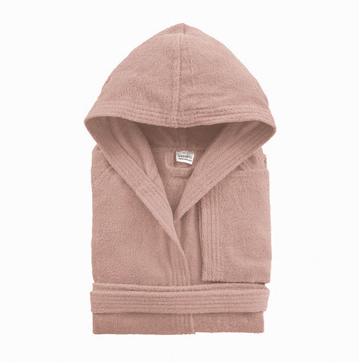 accappatoio tinta unita Bassetti , bluette rosa bianco beige tortora blu navy verde www.dimaiolobiancheria.it