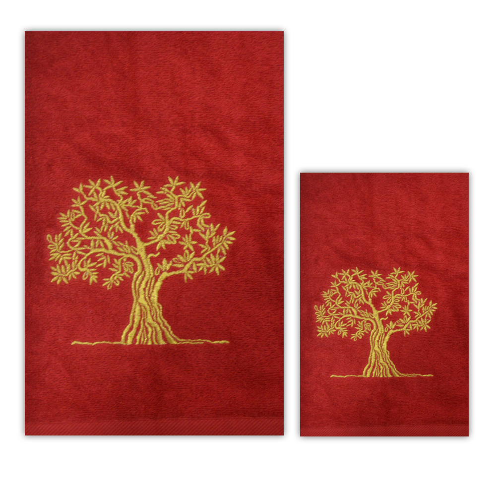 Set asciugamani viso e ospite Natalizi