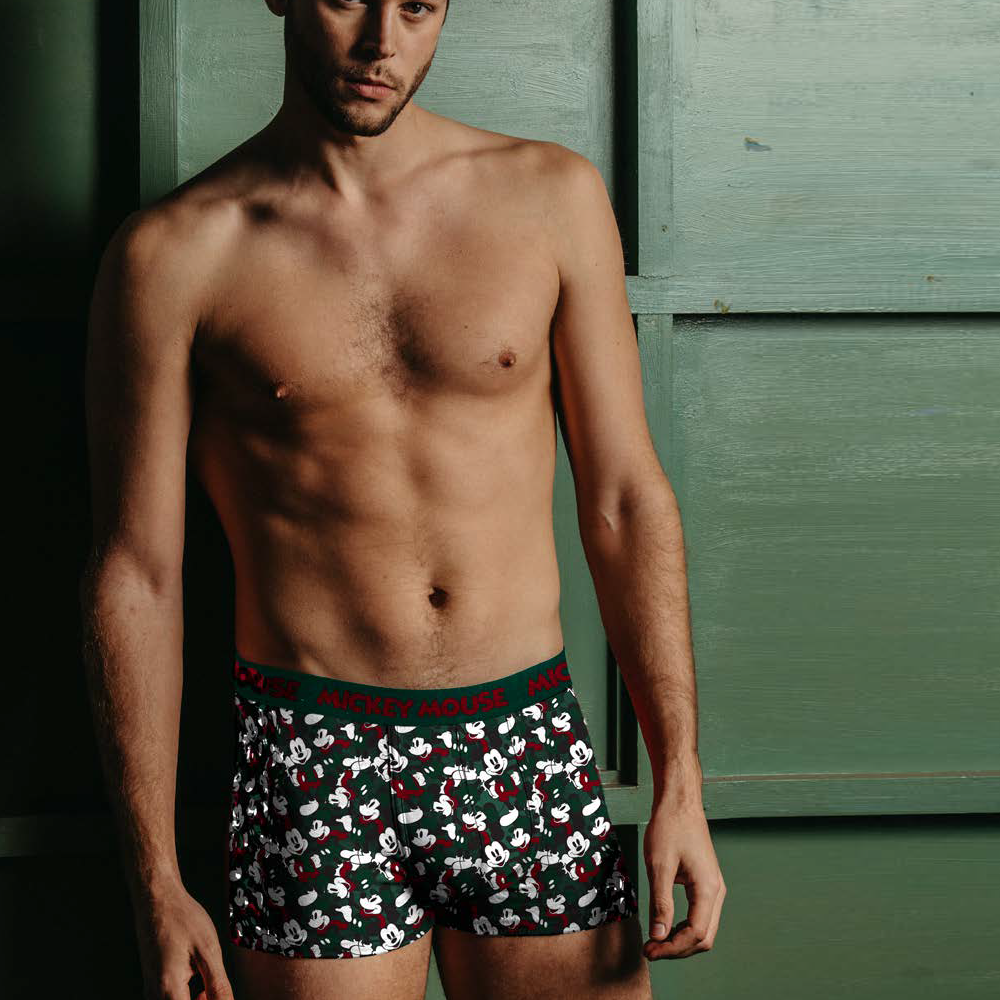 Boxer uomo Rosso Disney