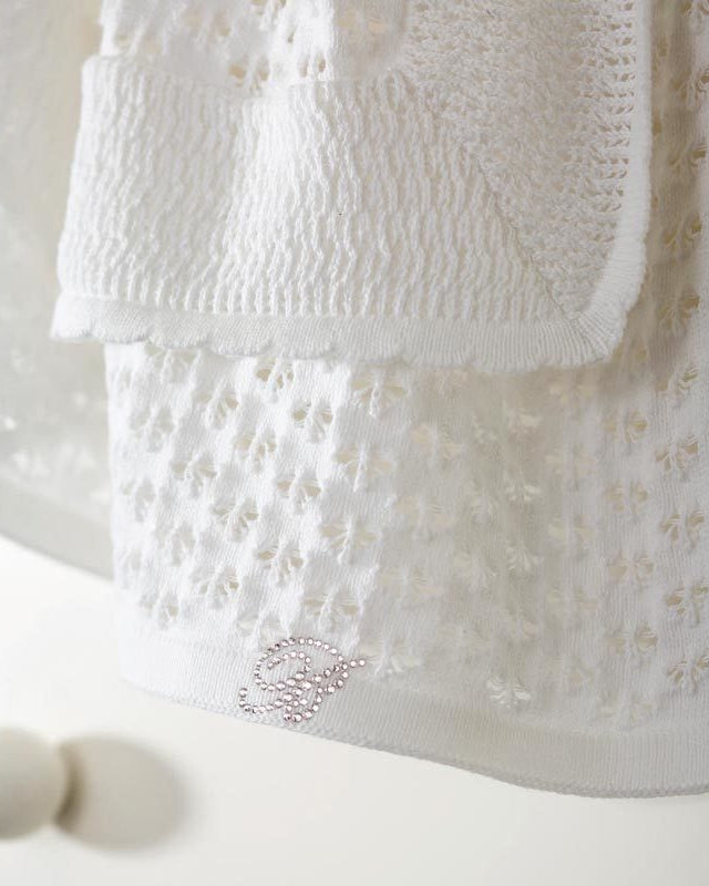 Copertina Blumarine Baby Diamante Cotone (vari colori) Blumarine