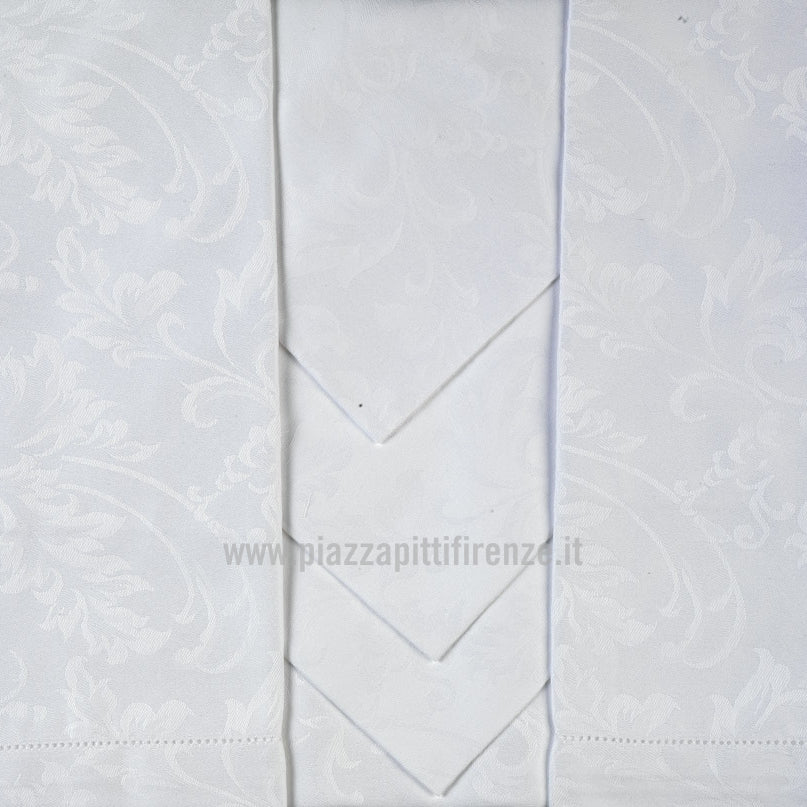 Servizio Tavola Puro Cotone Damascato - Manuela - Cavalieri Piazza Pitti - 170 * 270 +colori