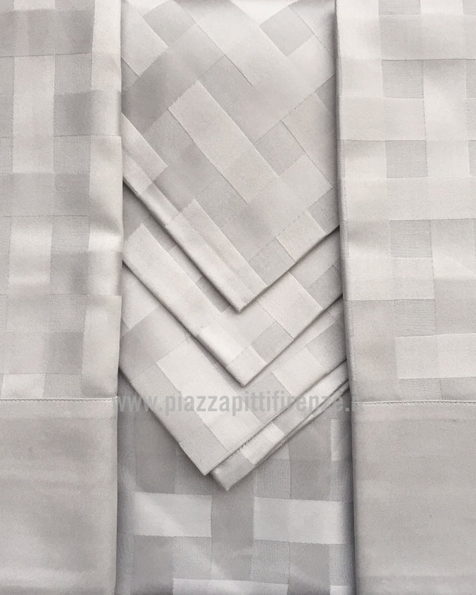 Cavalieri Piazza Pitti Servizio Tavola Cotone jacquard x 12 persone - Intreccio + colori Cavalieri Piazza Pitti