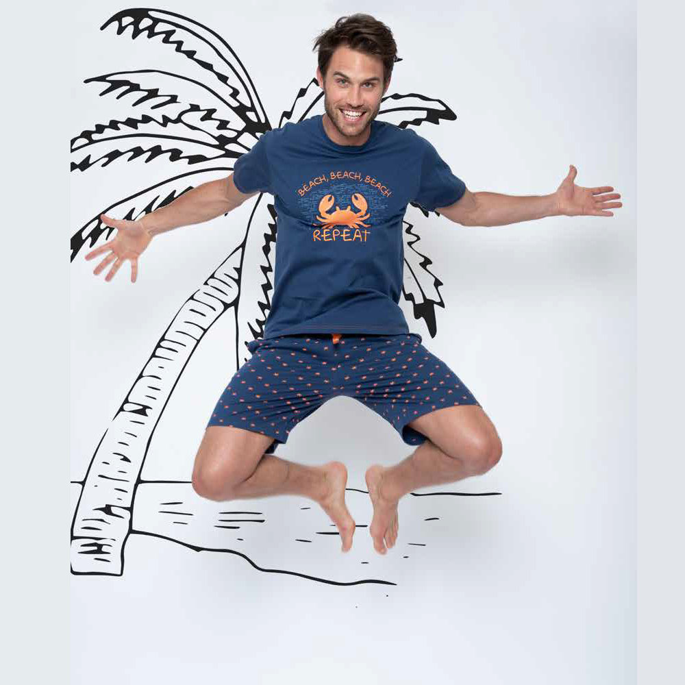 Pigiama Uomo Diver 54070 in cotone