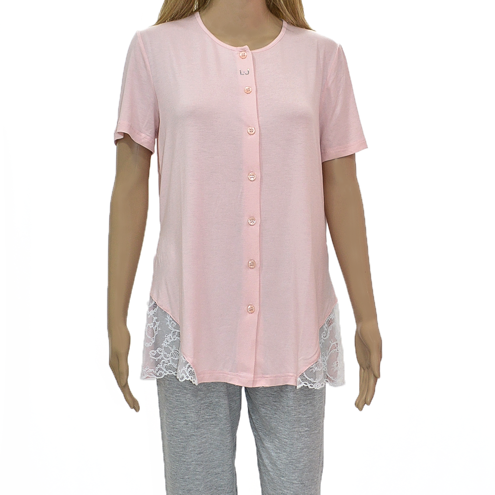 Pigiama da notte Liu Jo donna art. Pizzo Triangoli in cotone