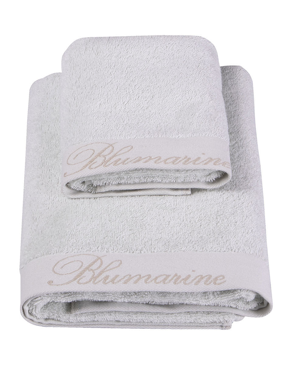Set asciugamani in spugna viso e ospite Blumarine art Spa + colori Blumarine