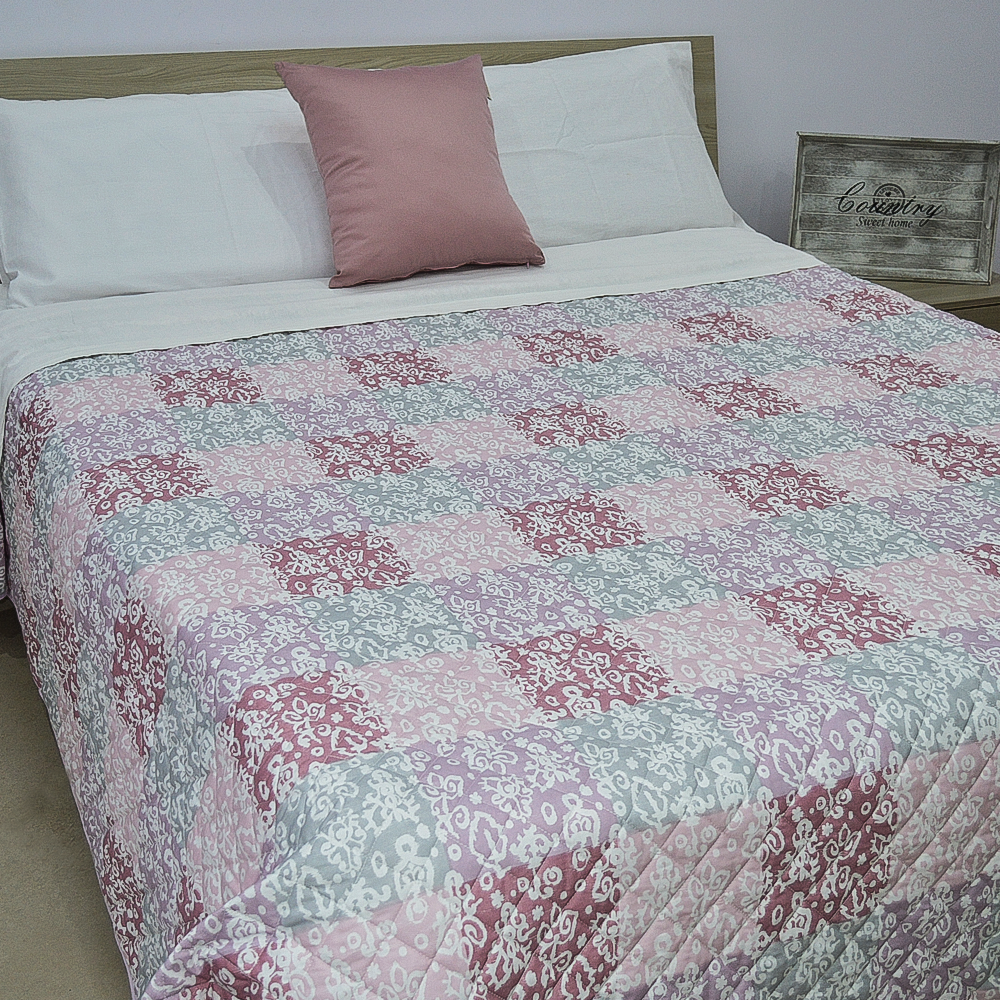 Trapuntino Cotone Matrimoniale art GEM double face