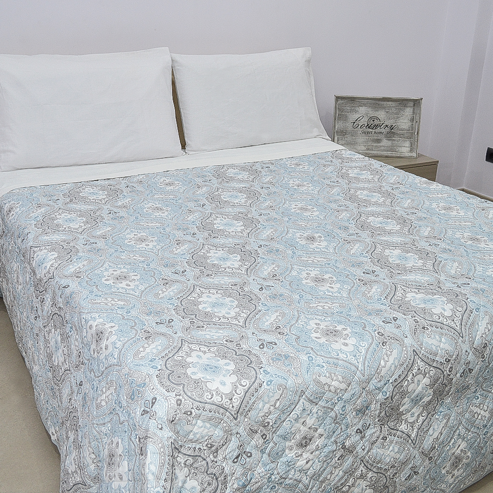 Trapuntino Cotone Matrimoniale art Decor puro cotone anallergico