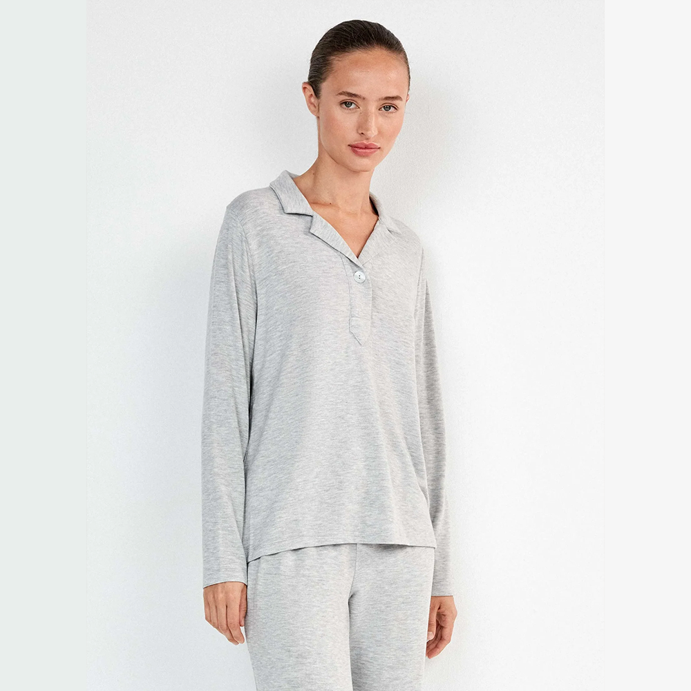 Pigiama invernale Donna Gisela 20433 GRIGIO Gisela