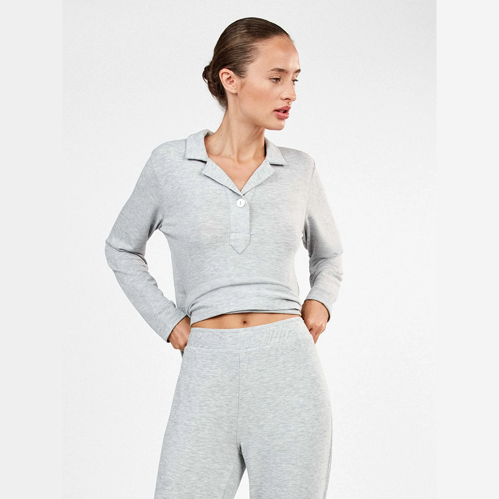 Pigiama invernale Donna Gisela 20433 GRIGIO Gisela