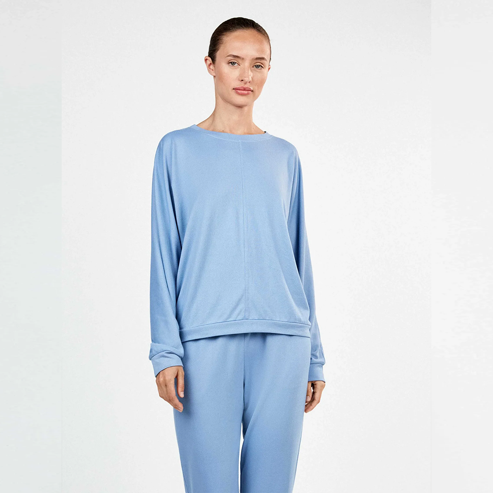 Pigiama invernale Donna Gisela 20441 azzurro Gisela