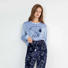 Pigiama Donna invernale Snoopy Gisela 20464 Gisela