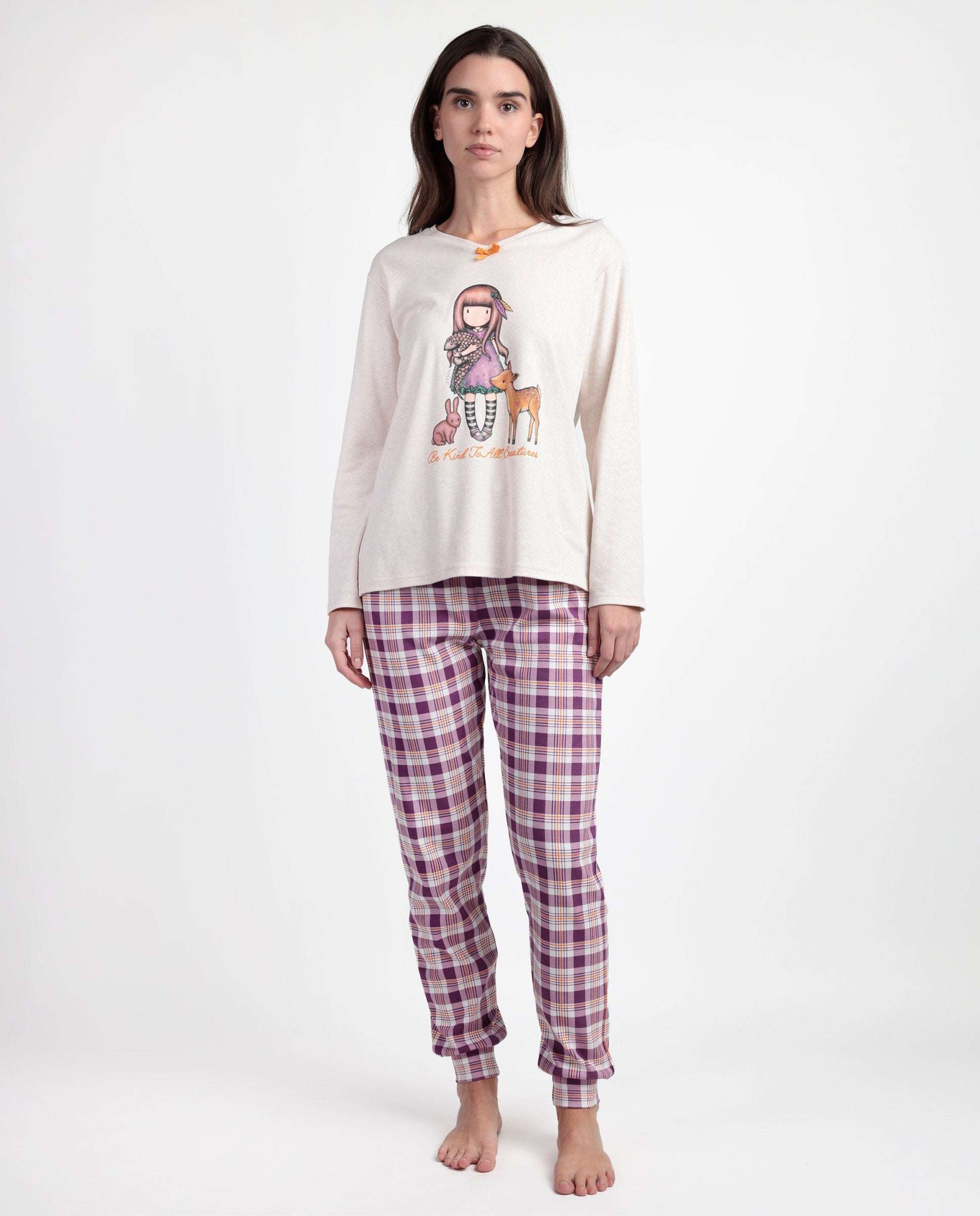 Pigiama Donna Bambina Santoro gojuss invernale 63384 63409 Santoro Gorjuss