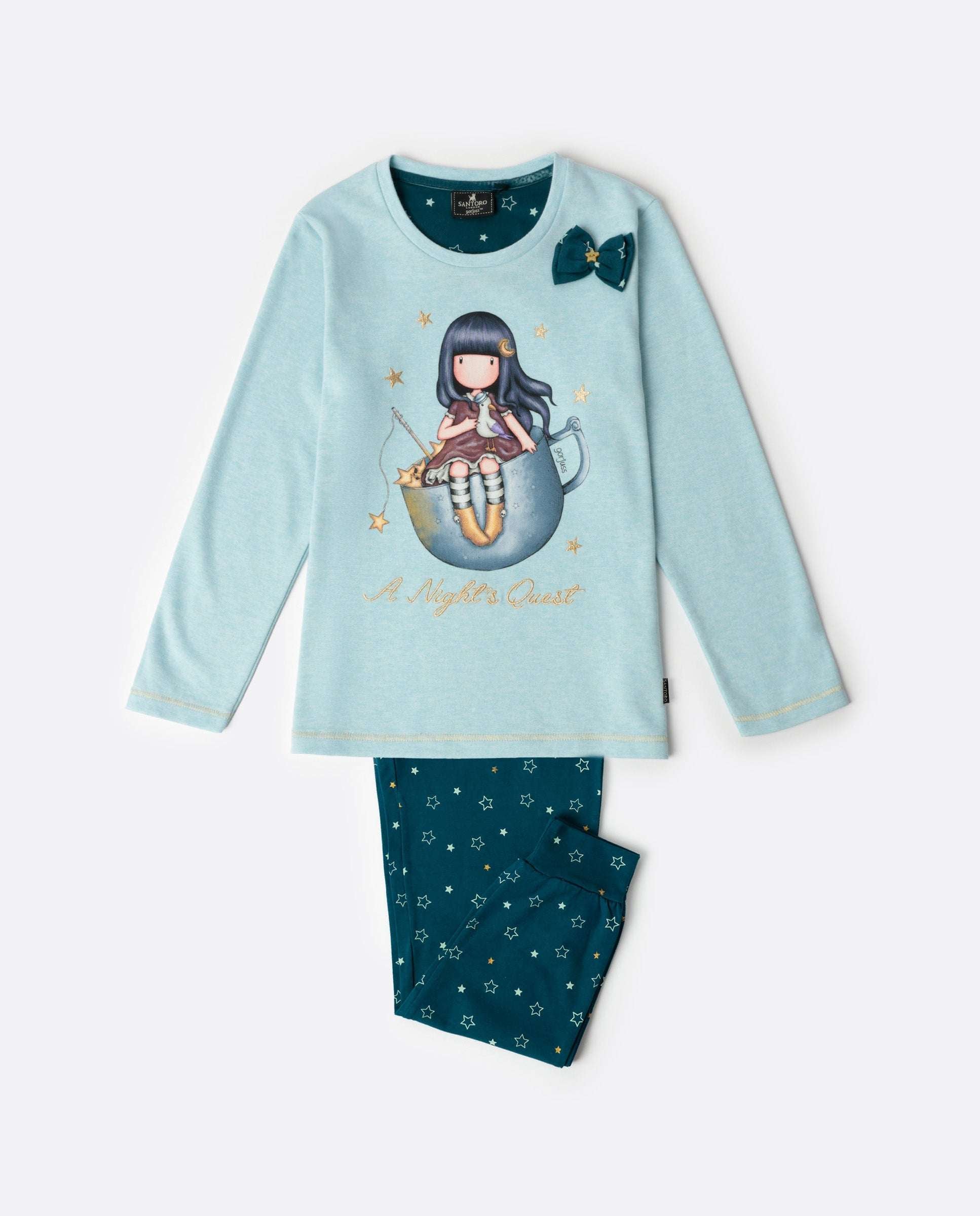 Pigiama Donna Bambina Santoro gojuss invernale 63383 63408 Santoro Gorjuss