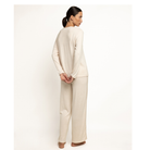 Pigiama Donna invernale velour Admas 63627 beige Admas