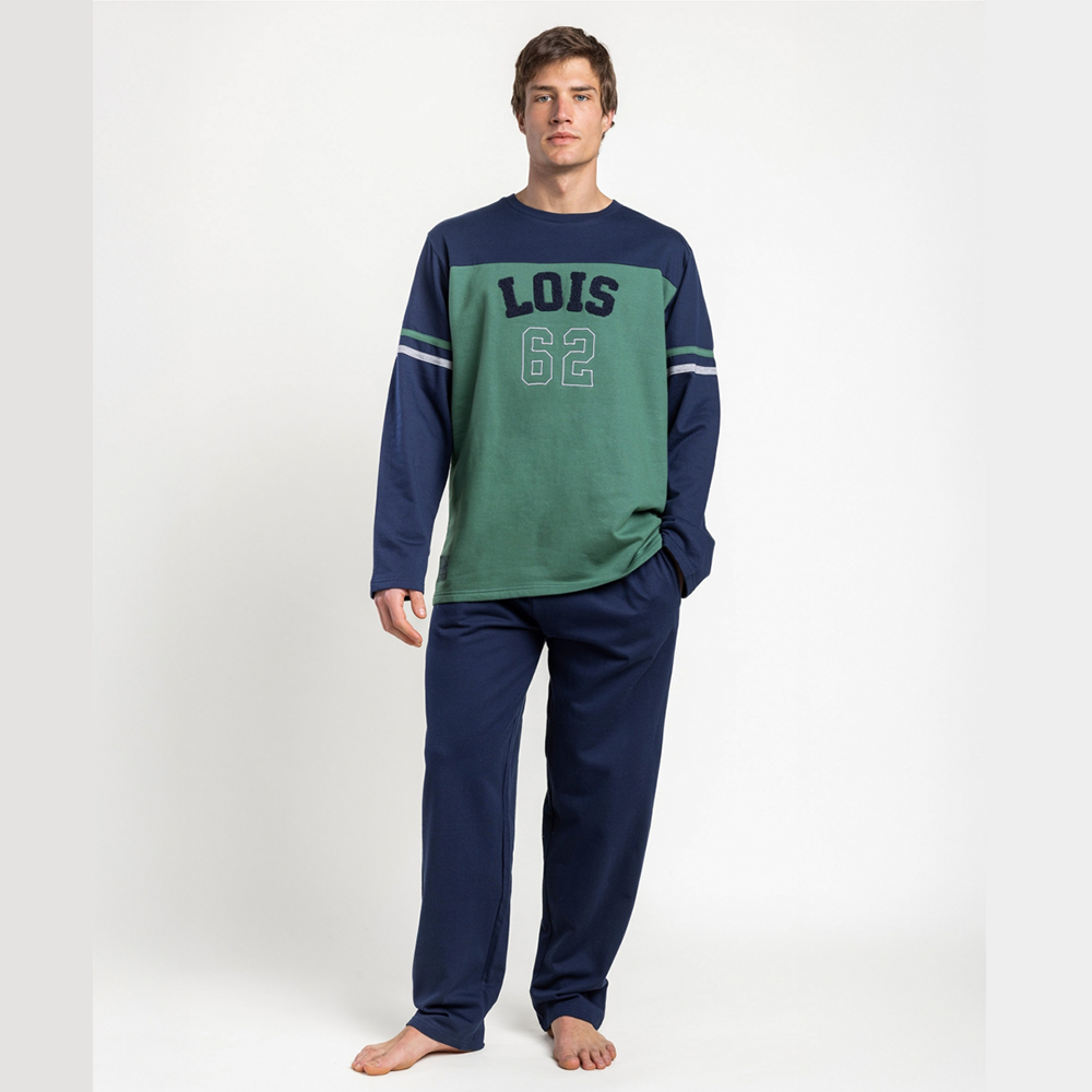Pigiama Uomo Lois Felpa 64151 Lois