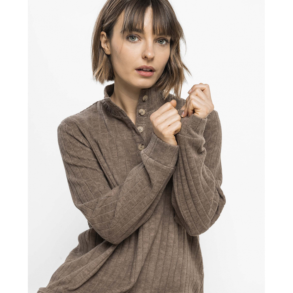 Pigiama Donna invernale Admas 64641 Cioccolato Admas