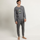 Pigiama Uomo invernale Disney caldo cotone Paperone 64909 Disney