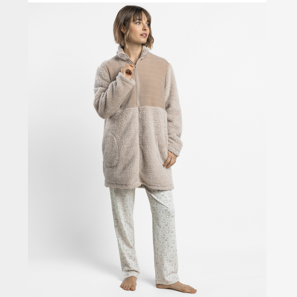 Vestaglia Donna in Coral Sherpa 67391 Admas