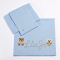Liu jo Baby Completo 4 pezzi lenzuola e copripiumino Culla (passegino) art Bear LJ Liu Jo