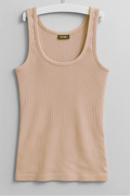 Canottiera donna spalla larga in cotone a costine Sublyme 1202 + colori Sublime