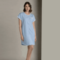 Camicia da notte donna in cotone 9166 Di Maiolo Biancheria