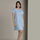 Camicia da notte donna in cotone 9166 Di Maiolo Biancheria