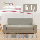 Copridivano Zucchissime Body Elasticizzato Antimacchia 