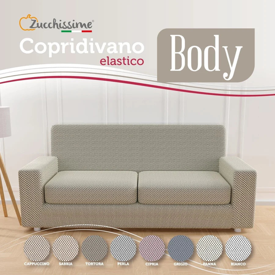 Copridivano Zucchissime Body Elasticizzato Antimacchia 