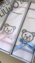 Liu jo Baby Completo 3 pezzi lenzuola Culla (passegino) art Babybear BL427C + colori Liu Jo